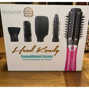 Head Candy Interchangeable Air Brush Pink with 6 pc New